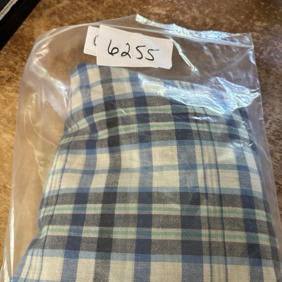 J.Crew  Shirt Mens Large Slim Fit Homespun Cotton‎ Blue Paid Button Down - Picture 8 of 8